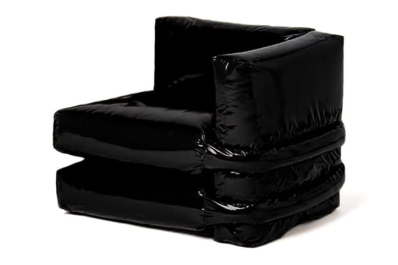 Muller Van Severen's "Pillow Sofa" Gets a Glossy Black Upgrade