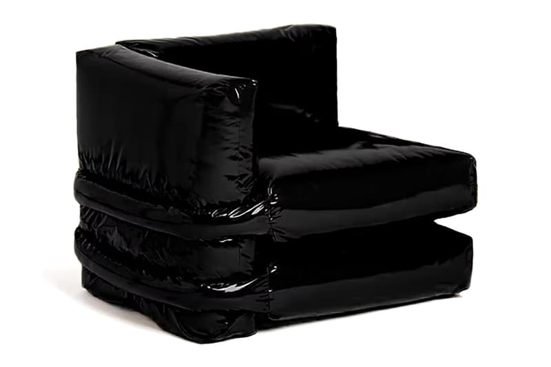 Muller Van Severen's "Pillow Sofa" Gets a Glossy Black Upgrade