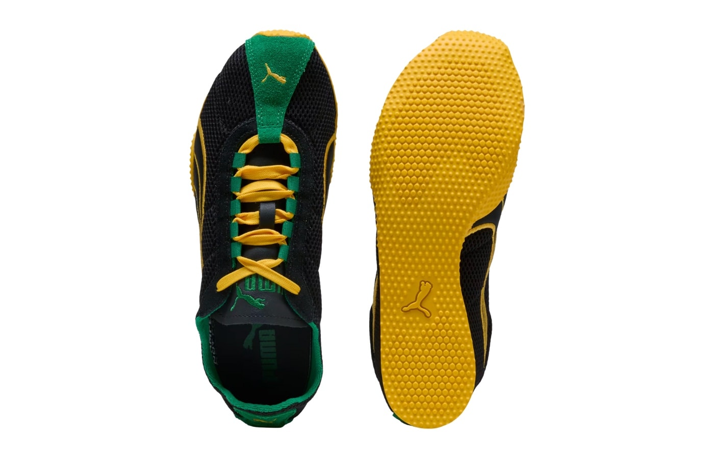 PUMA H-STREET “Jamaica” 403775-01 403775-02 Yellow Sizzle-Archive Green, PUMA Black-Yellow Sizzle Release Info