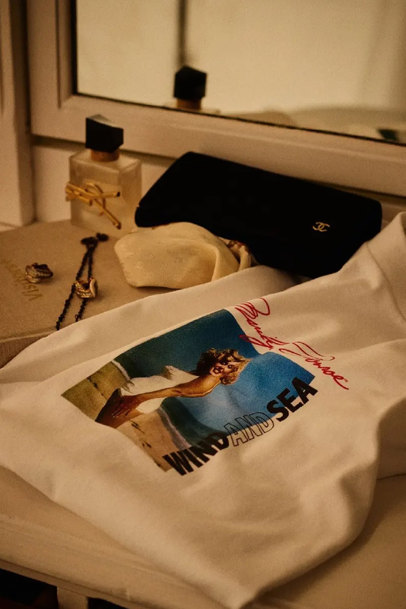 WIND AND SEA Pays Homage to Marilyn Monroe in New Capsule t-shirt portraits