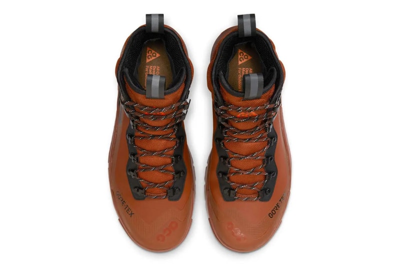 Official Look at the Nike ACG Air Zoom Gaiadome GORE-TEX "Cinnamon/Black" DD2858-203 release info boot outdoor trekking 