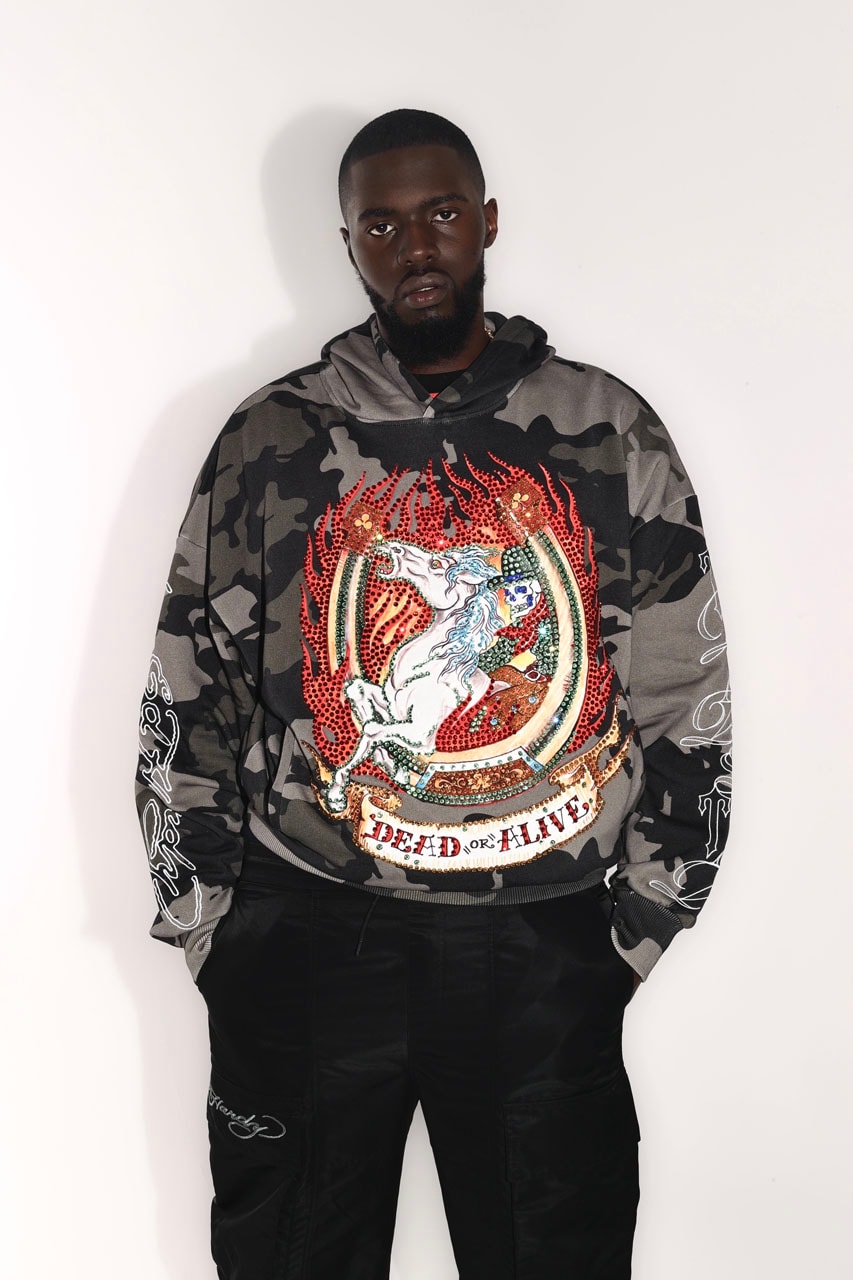Sheck Wes and Aaron Wan-Bissaka Lead Trapstar and Ed Hardy's Latest Collab