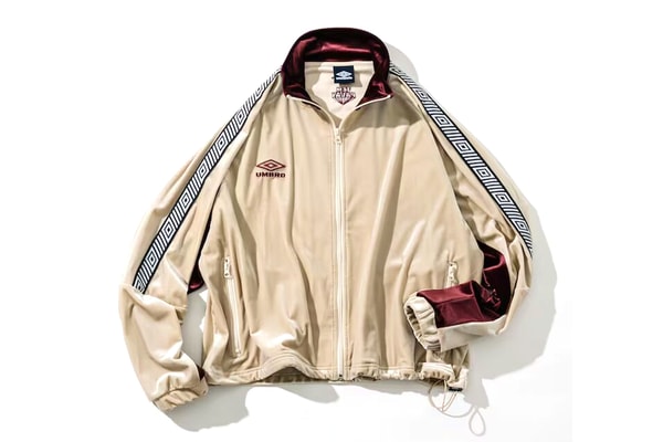 Umbro and Tempalay Team up With FREAK'S STORE for a FW25 Track Suit Triple Collab red belour grey 