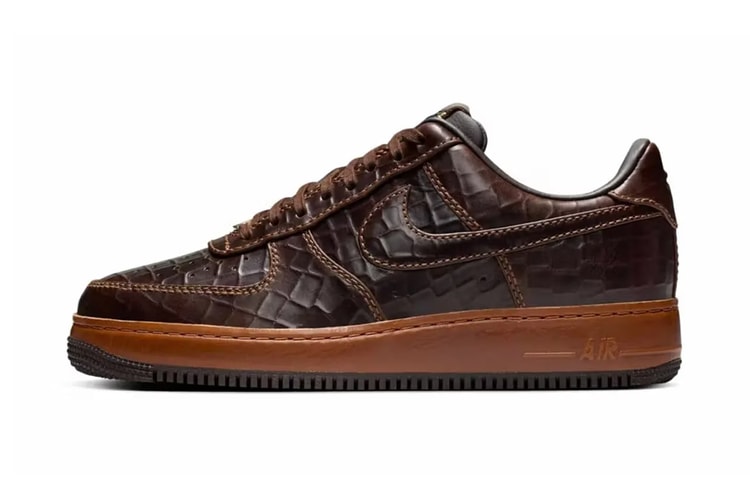 Nike Air Force 1 Low Gets Luxe With "Croc/Fauna Brown"