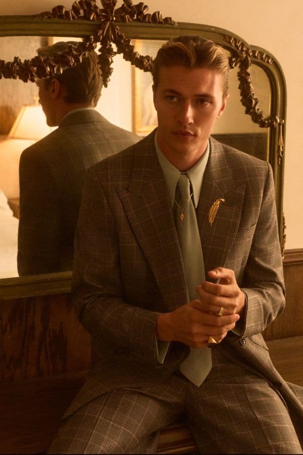 Lucky Blue Smith Fronts AMIRI's "Hollywood Noir" FW25 Campaign