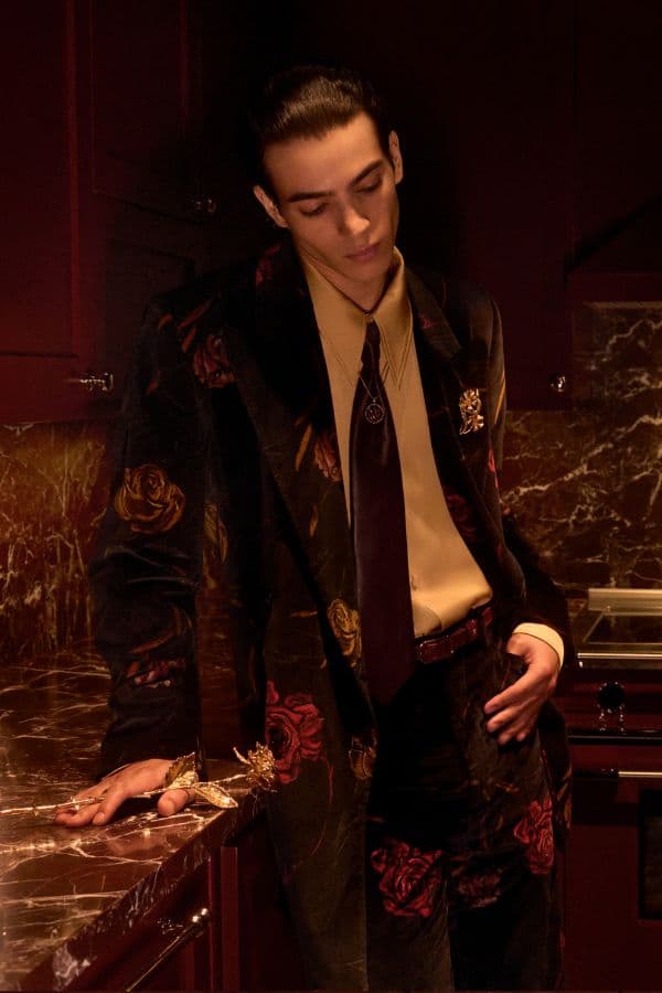 Lucky Blue Smith Fronts AMIRI's "Hollywood Noir" FW25 Campaign