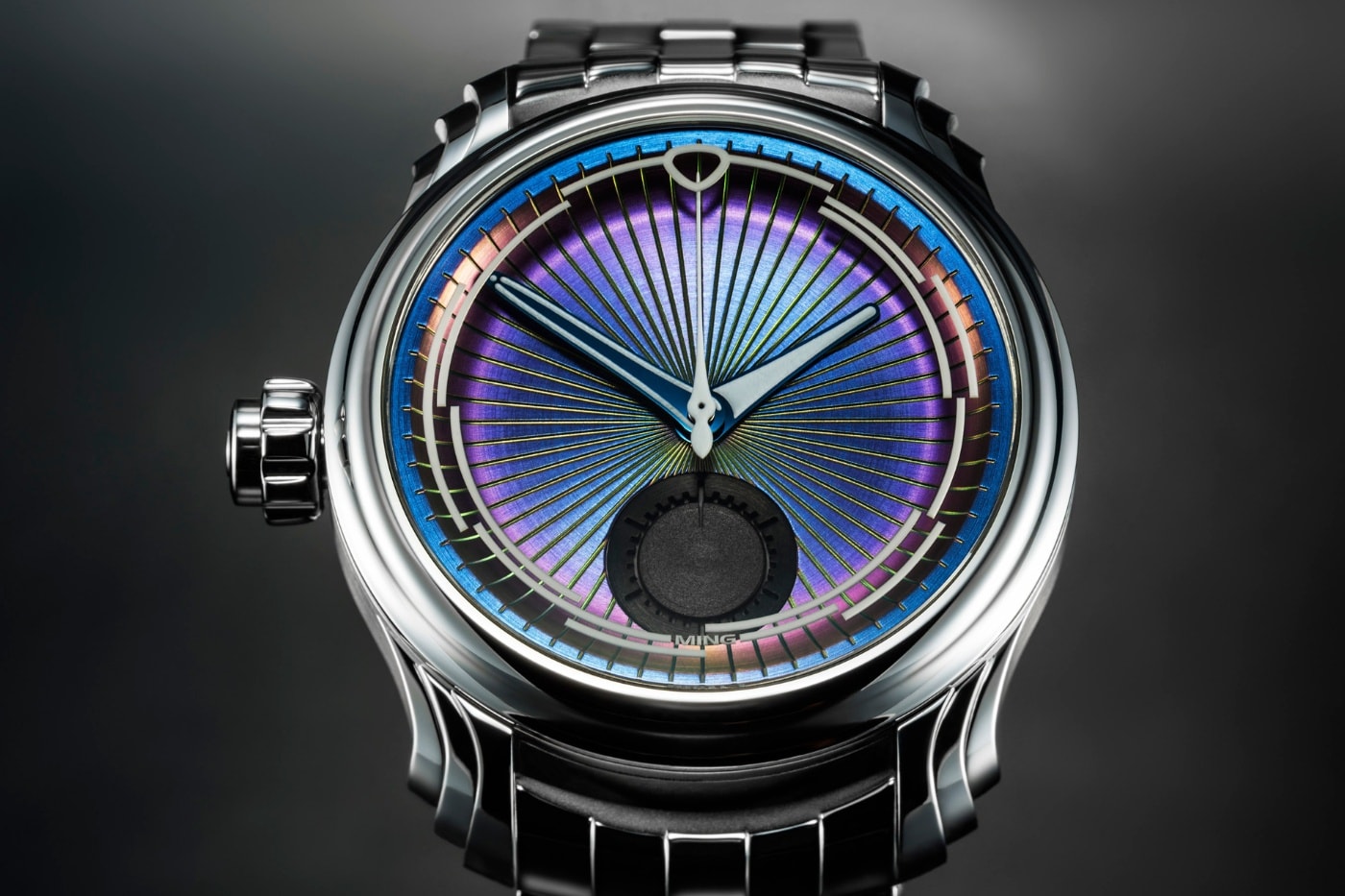 MING 57.04 Iris Destro Chronograph 8th Anniversary Limited Edition Release Info Sellita Cal. SW562.M1 monopusher