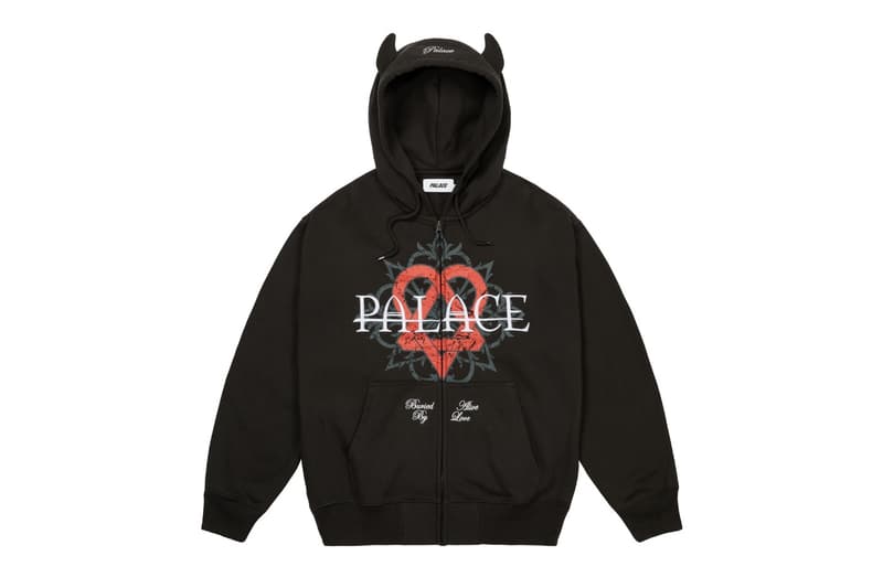 Palace x HIM Collaboration love metal heartagram  Tri-Ferg Fall 2025 Collection Drop 4 Info