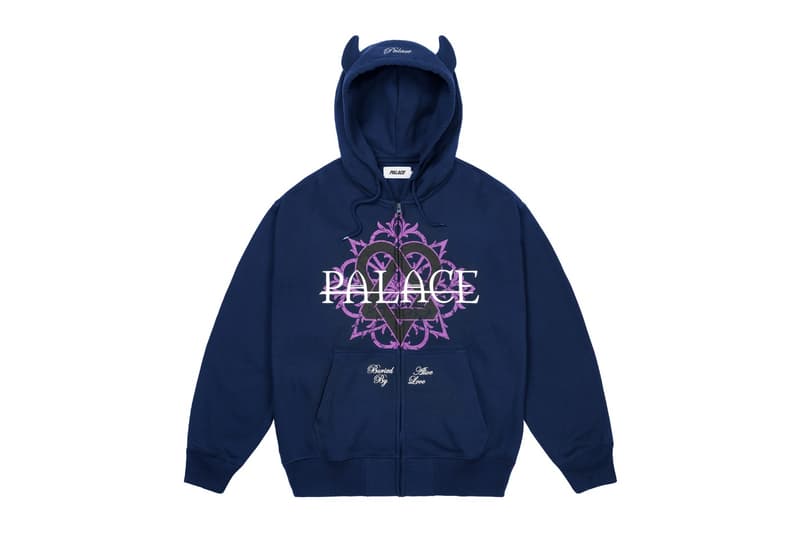 Palace x HIM Collaboration love metal heartagram  Tri-Ferg Fall 2025 Collection Drop 4 Info
