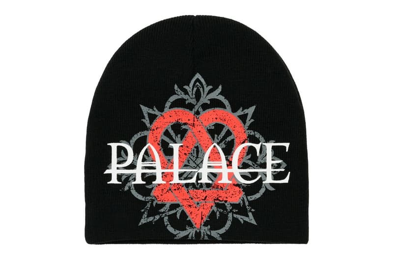 Palace x HIM Collaboration love metal heartagram  Tri-Ferg Fall 2025 Collection Drop 4 Info