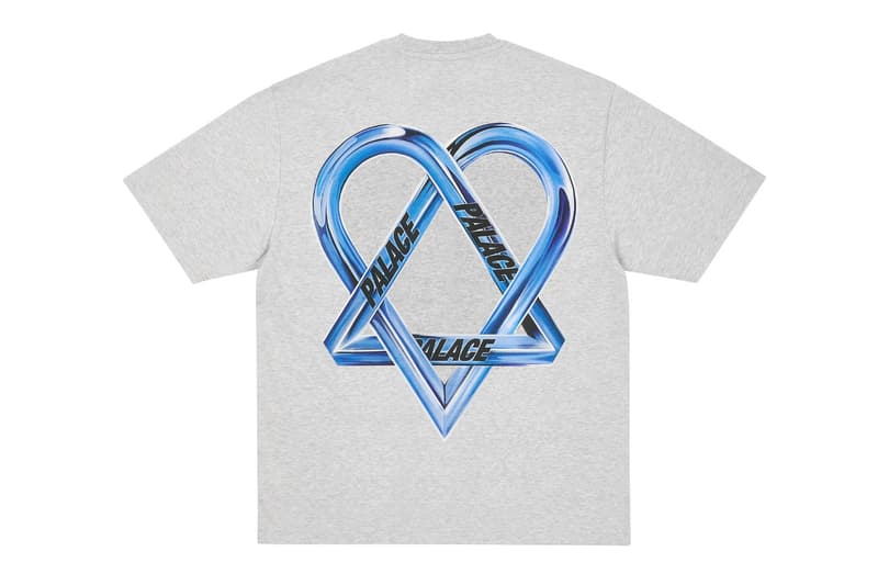 Palace x HIM Collaboration love metal heartagram  Tri-Ferg Fall 2025 Collection Drop 4 Info