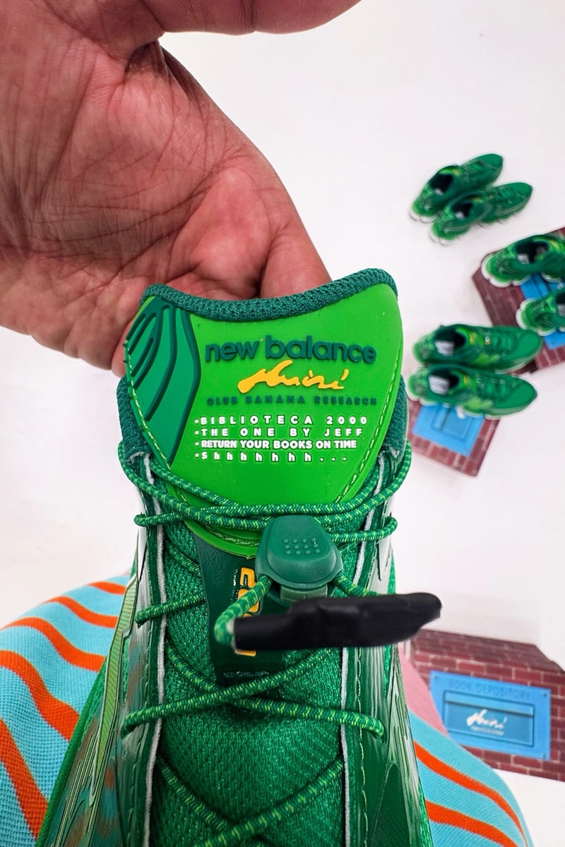 Aminé x New Balance Biblioteca 2000 Green Sneaker Release Date Information