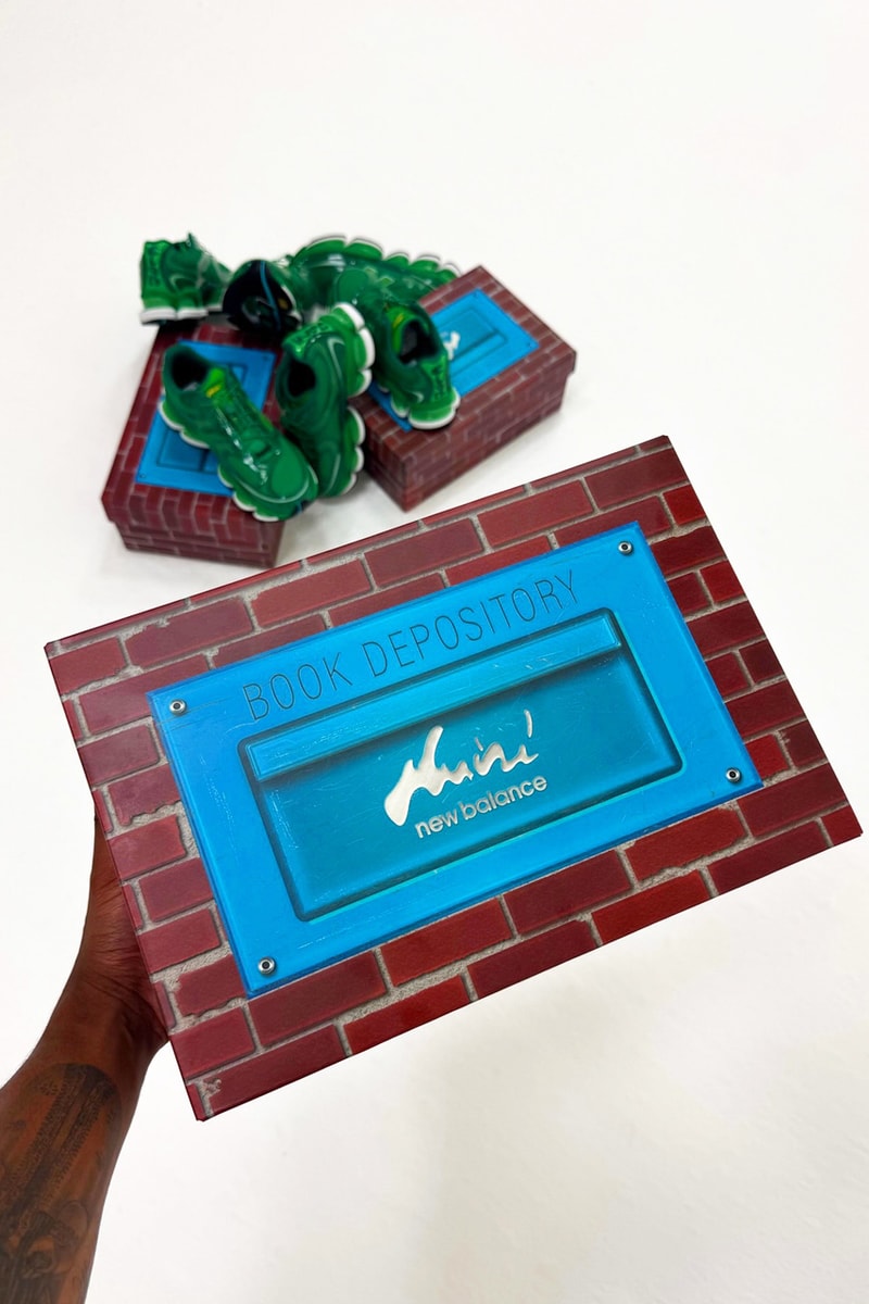 Aminé x New Balance Biblioteca 2000 Green Sneaker Release Date Information