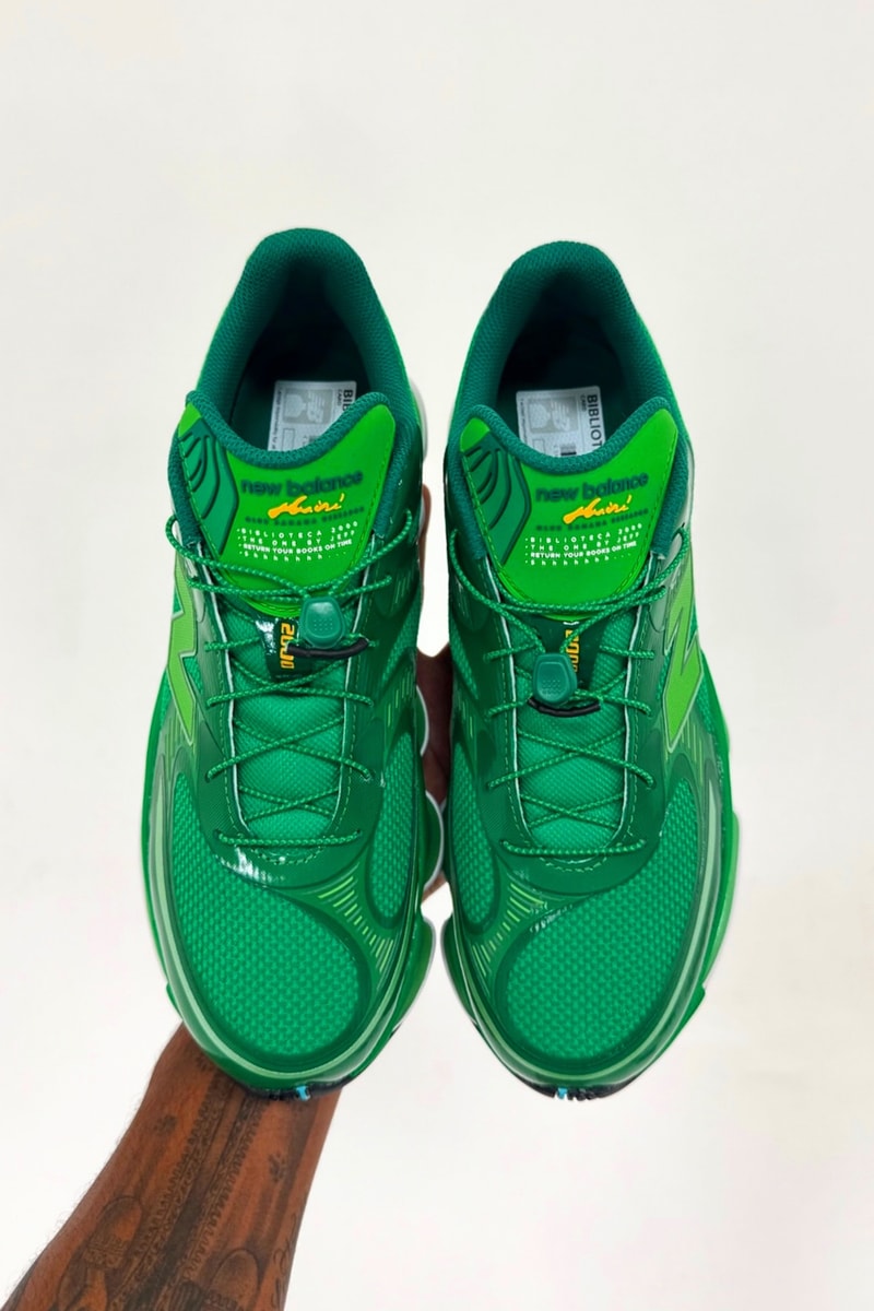 Aminé x New Balance Biblioteca 2000 Green Sneaker Release Date Information