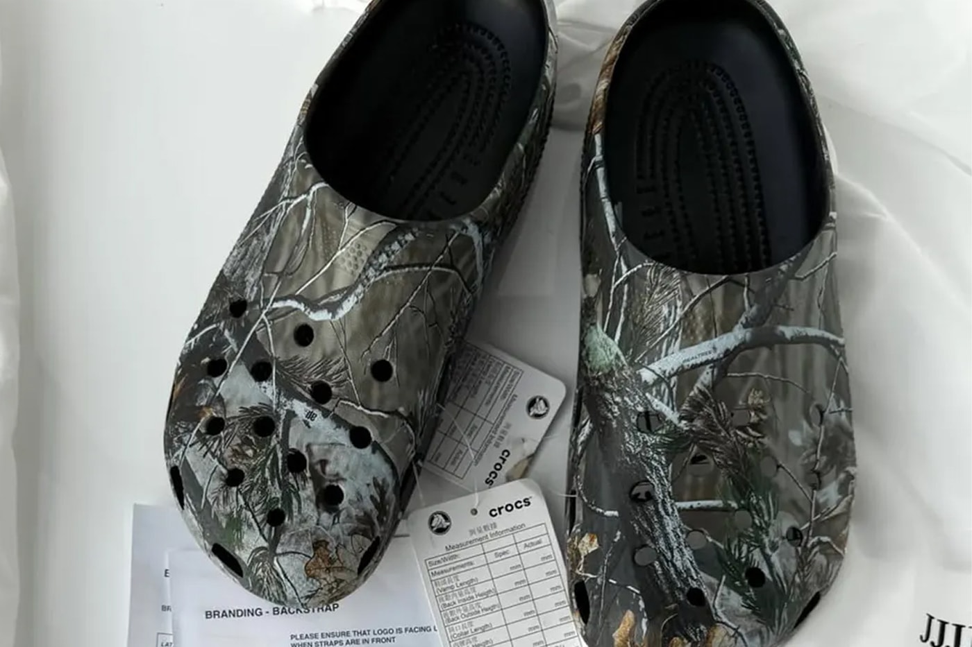 JJJJound Unveils Crocs Classic Clog in "Realtree Camo" jibbitz sport adjustable strap mules clogs
