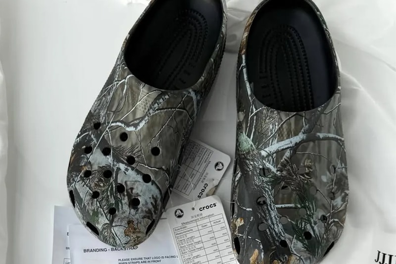 JJJJound Unveils Crocs Classic Clog in "Realtree Camo" jibbitz sport adjustable strap mules clogs