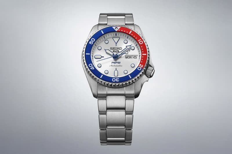 Pepsi Reveals Limited Edition Seiko 5 Sports Collaboration watch september release Caliber 4R36 and the Caliber 4R34 SBSA319 SBSC023/SBDC023