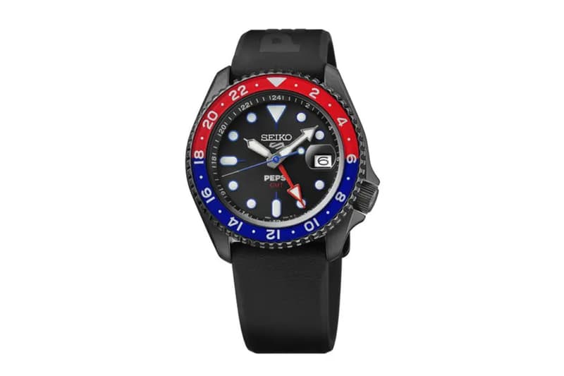 Pepsi Reveals Limited Edition Seiko 5 Sports Collaboration watch september release Caliber 4R36 and the Caliber 4R34 SBSA319 SBSC023/SBDC023
