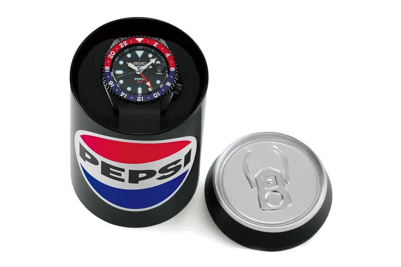 Pepsi Reveals Limited Edition Seiko 5 Sports Collaboration watch september release Caliber 4R36 and the Caliber 4R34 SBSA319 SBSC023/SBDC023