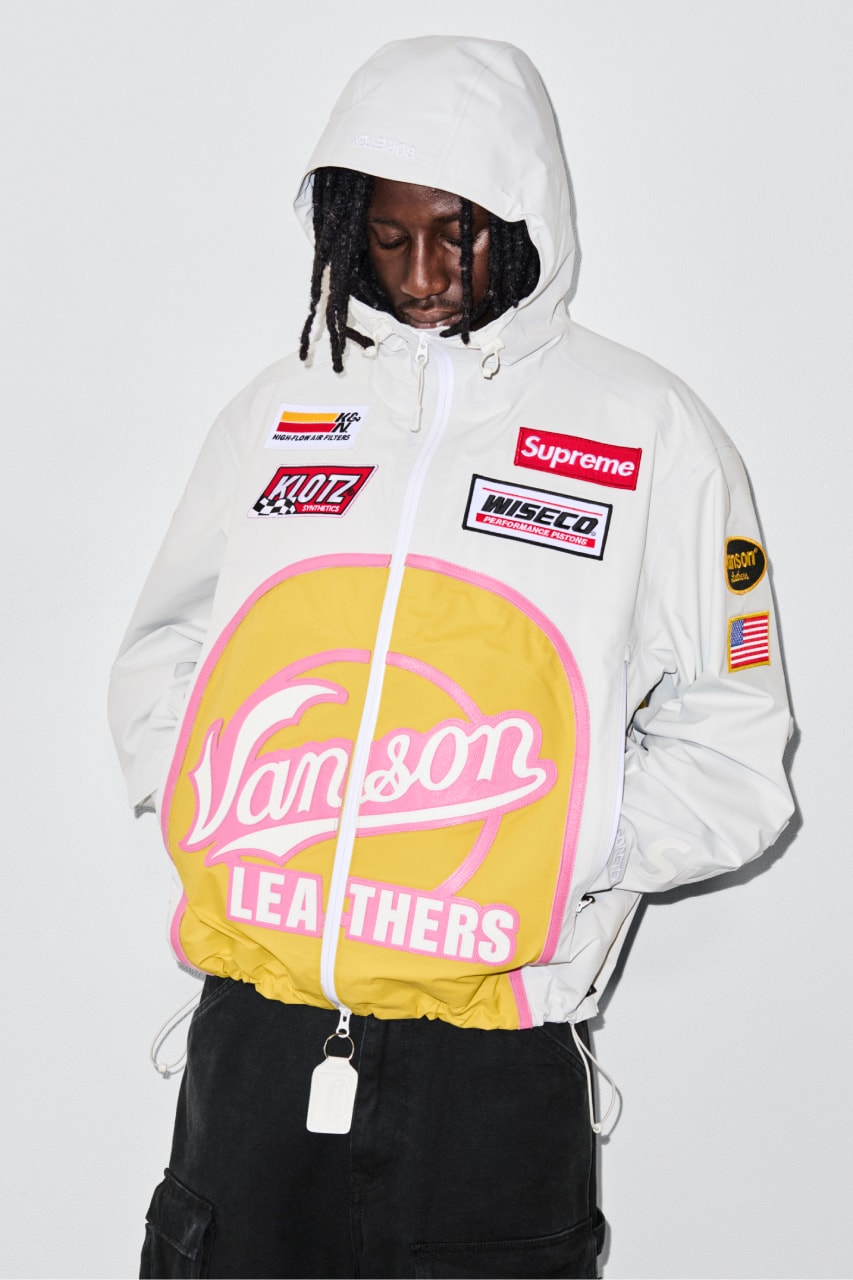 Supreme Fall/Winter 2025 Collection Vanson leather collaboration Wu-tang clan michael jackson Dangerous album Chicago white sox Yankees Schott Nike Air Force 1 