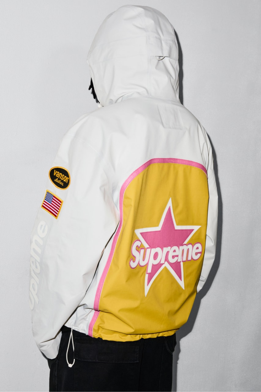 Supreme Fall/Winter 2025 Collection Vanson leather collaboration Wu-tang clan michael jackson Dangerous album Chicago white sox Yankees Schott Nike Air Force 1 