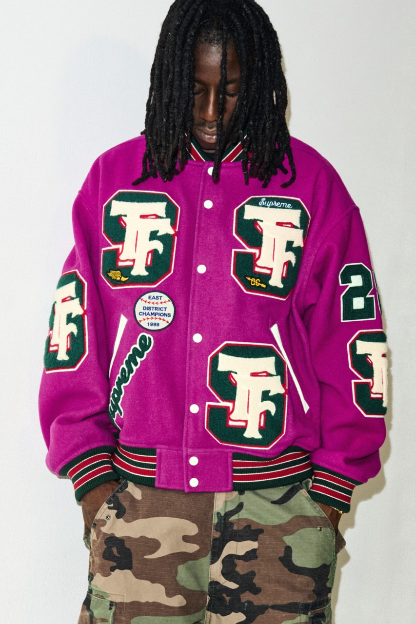 Supreme Fall/Winter 2025 Collection Vanson leather collaboration Wu-tang clan michael jackson Dangerous album Chicago white sox Yankees Schott Nike Air Force 1 