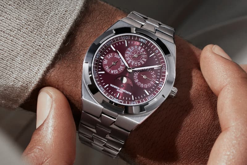 Vacheron Constantin Overseas Perpetual Calendar Ultra-Thin Release Info Ref pink gold  18k white gold burgundy dial 4300V/220R-H144  4300V/220G-H151 