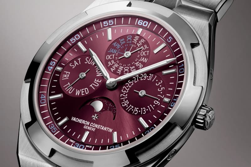 Vacheron Constantin Overseas Perpetual Calendar Ultra-Thin Release Info Ref pink gold  18k white gold burgundy dial 4300V/220R-H144  4300V/220G-H151 