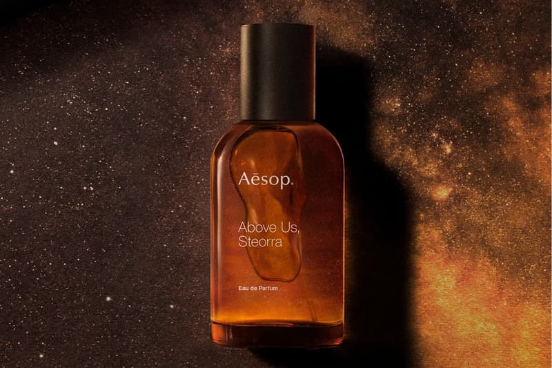 Aēsop "Above Us, Steorra" Eau de Parfum Céline Barel celestial amber Release Info