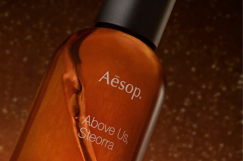 Aēsop "Above Us, Steorra" Eau de Parfum Céline Barel celestial amber Release Info