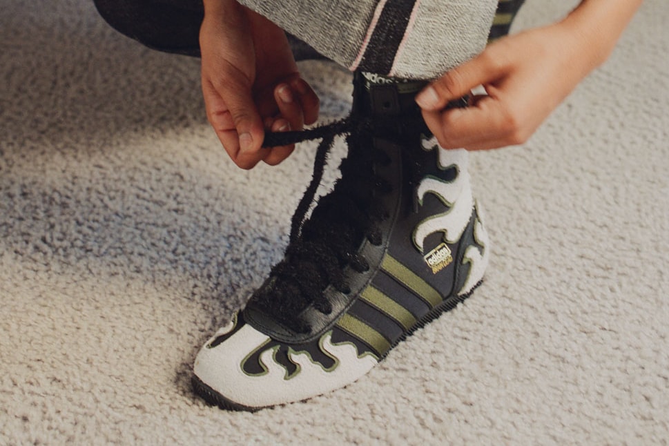 Brain Dead x adidas Originals Fire Up "Japan Flames" Collection sneakers wrestling release info sneakers hi lo