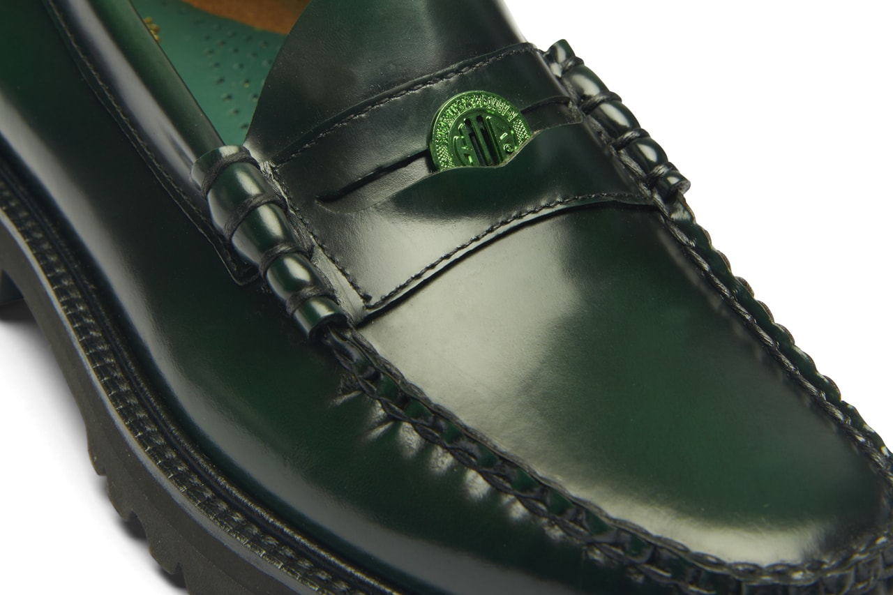 HUF x G.H. Bass Larson Loafer Green Release Info