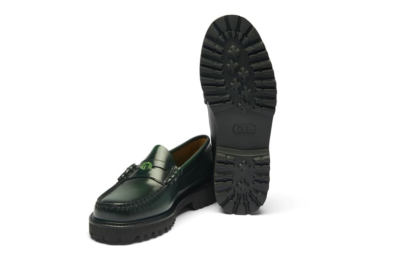 HUF x G.H. Bass Larson Loafer Green Release Info