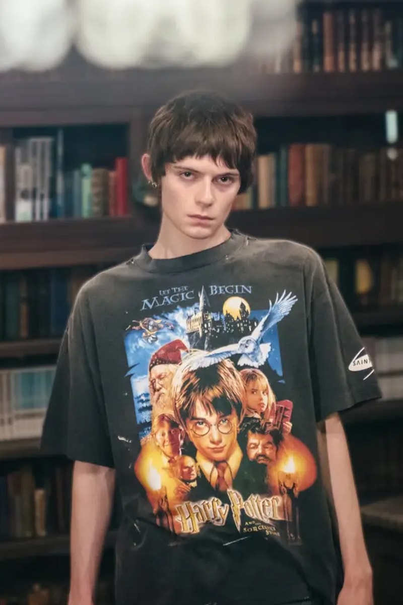 ©SAINT Mxxxxxx Goes to Hogwarts With New 'Harry Potter' Collaboration release info philosopher's stone chamber of secrets