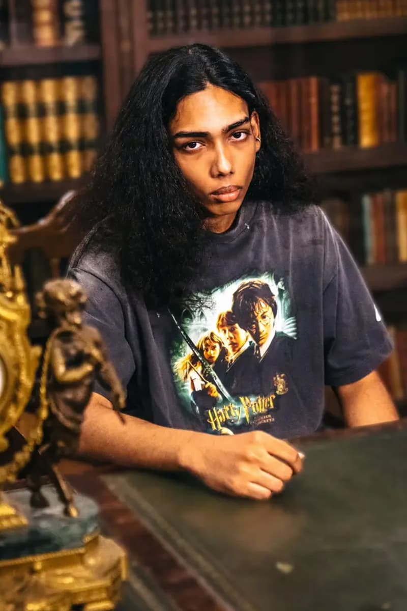 ©SAINT Mxxxxxx Goes to Hogwarts With New 'Harry Potter' Collaboration release info philosopher's stone chamber of secrets