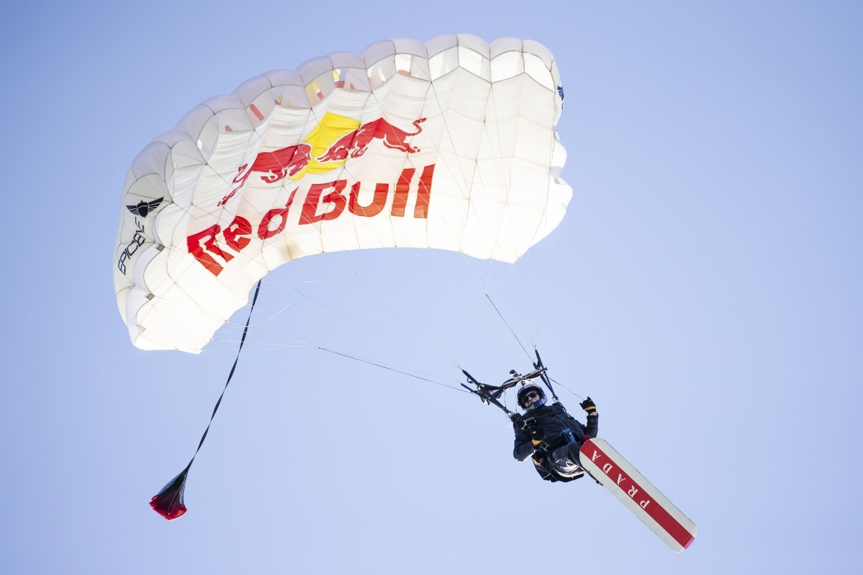 Sean MacCormac Became the First Person to Skysurf the San Francisco Bay Bridge — And He Did It Wearing Prada