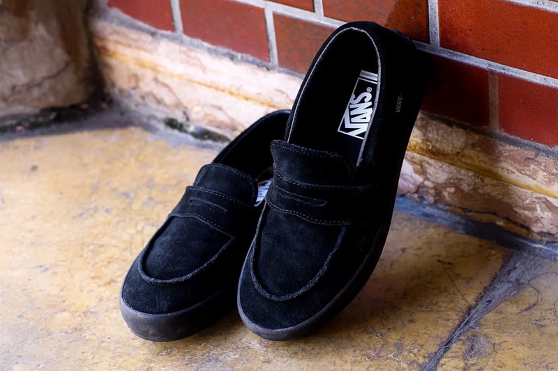 Premium Leather Black Leather Vans Shoes Vans Unisex Classic Slip-On Perforated Leather Black Skate Shoe Premium Leather Black Leather Vans Shoes Vans Unisex Classic Slip-On Perforated Leather Black Skate Shoe
