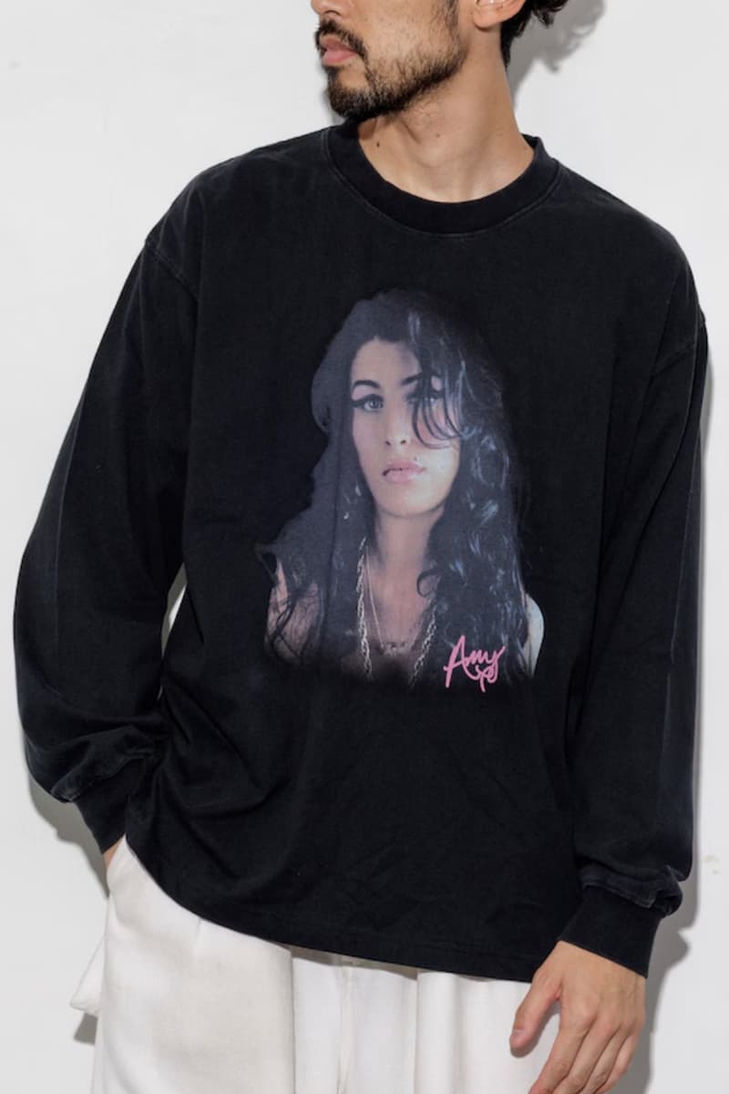 amy winehouse freaks store collaboration long sleeve t shirt release info