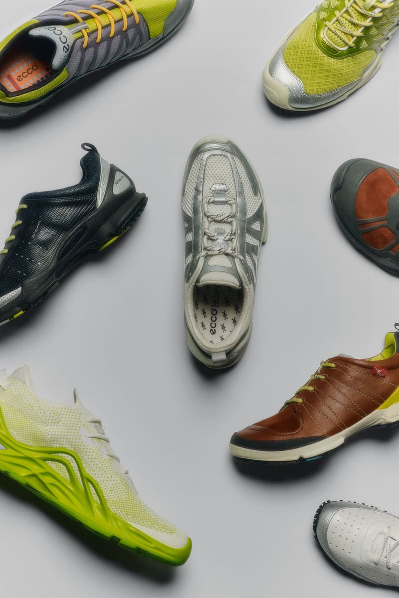 ecco chloe sevigny natacha ramsay-levi walking shoes sneakers autumn winter 2025 aw25 fall release drop biom technology performance ready tech-driven sneakerina lace up criss cross trendy viral