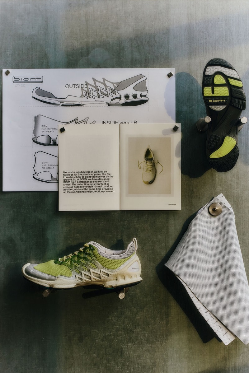 ecco chloe sevigny natacha ramsay-levi walking shoes sneakers autumn winter 2025 aw25 fall release drop biom technology performance ready tech-driven sneakerina lace up criss cross trendy viral