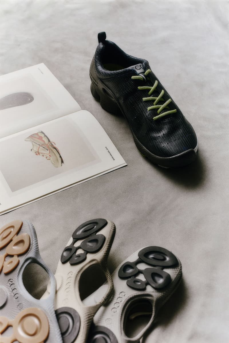 ecco chloe sevigny natacha ramsay-levi walking shoes sneakers autumn winter 2025 aw25 fall release drop biom technology performance ready tech-driven sneakerina lace up criss cross trendy viral