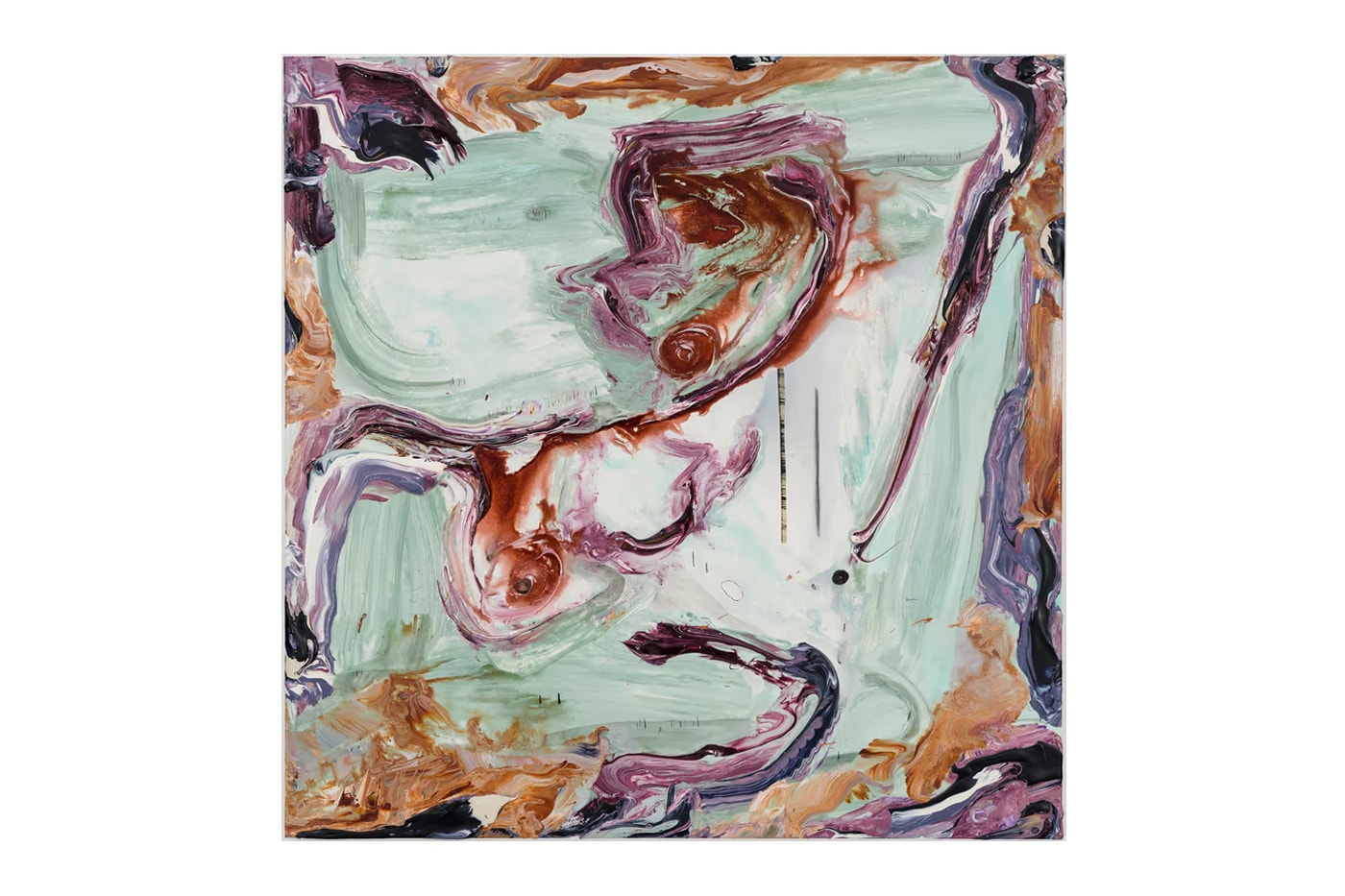 manuel mathieu bury your masters exhibition paintings art show artworks 