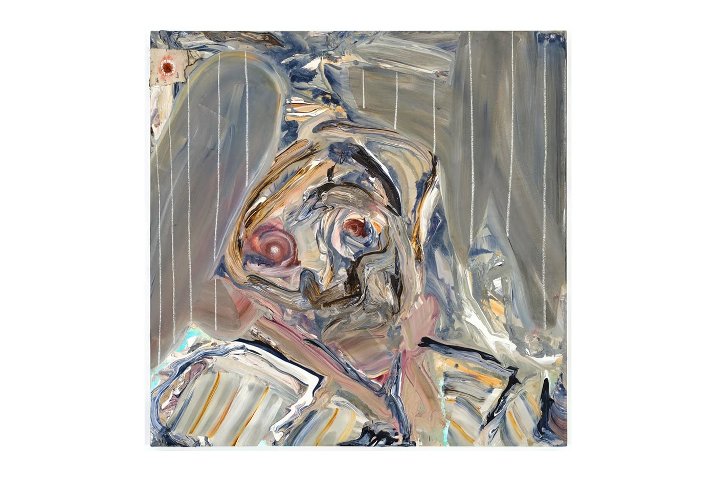 manuel mathieu bury your masters exhibition paintings art show artworks 