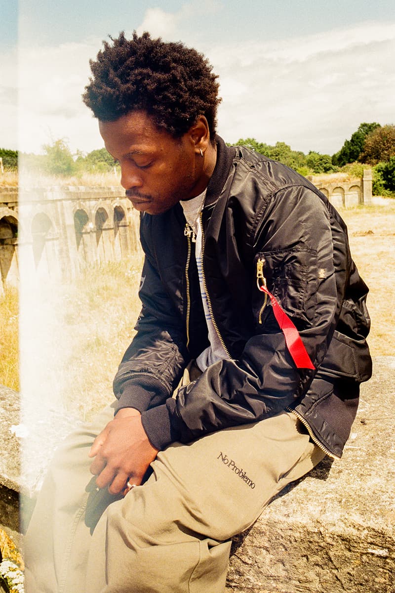 Alpha Industries and No Problemo Rework the MA-1 Bomber collaboration release info 