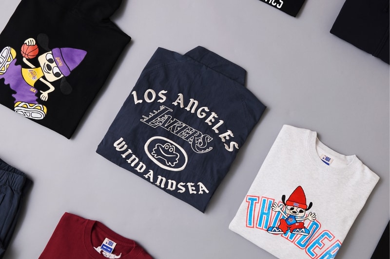 WIND AND SEA x NBA x 'PaRappa the Rapper' second Collaboration Release Info "BEAT ON THE COURT"