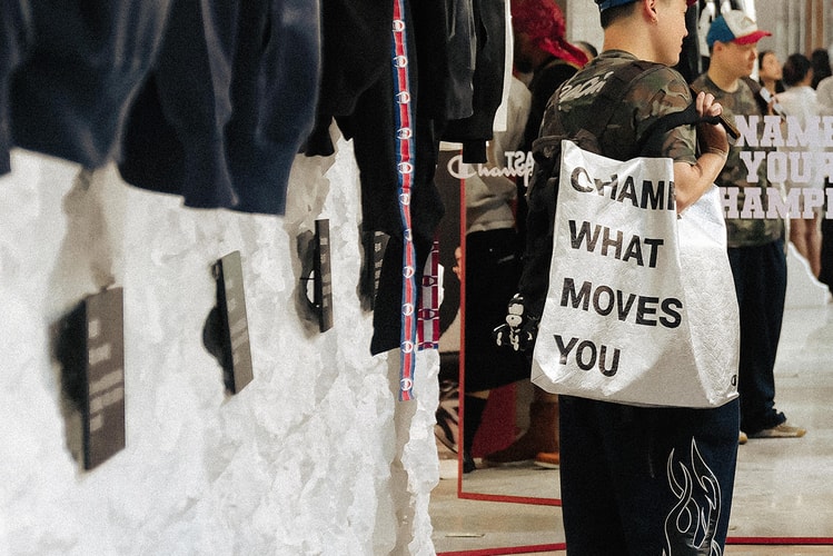 Step into the Champion and Hypebeast 20th Anniversary Pop-Up Space