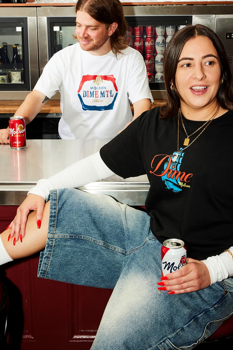 Dime Glory Challenge Molson Campaign collaboration co-branded t-shirts beer mug alcohol