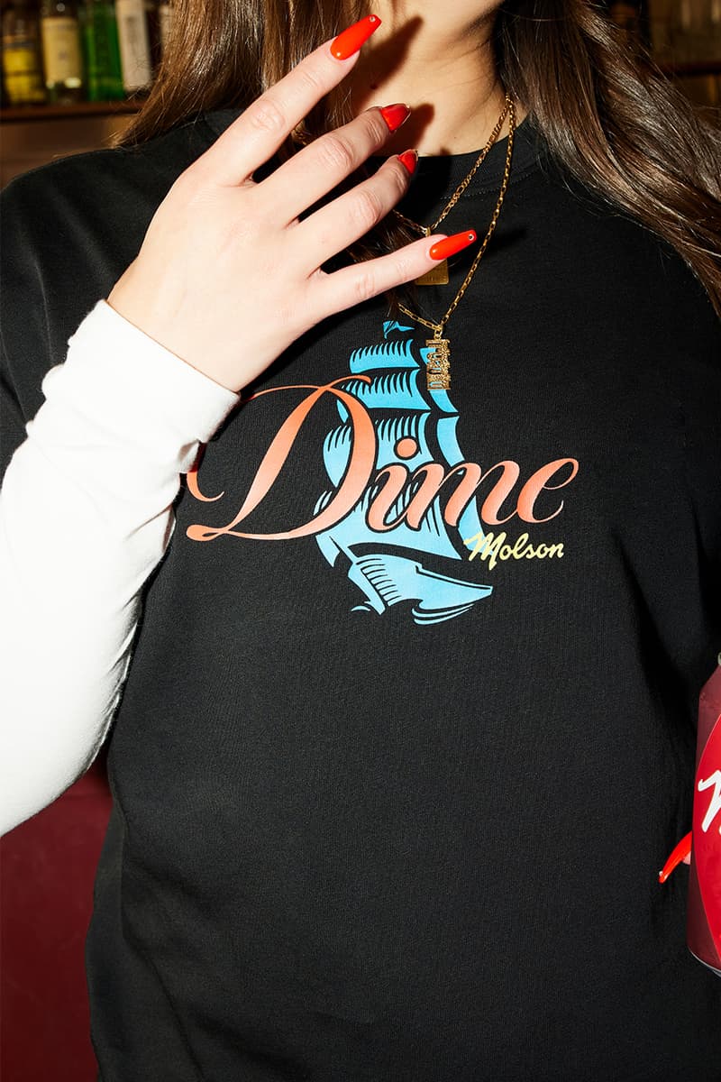 Dime Glory Challenge Molson Campaign collaboration co-branded t-shirts beer mug alcohol