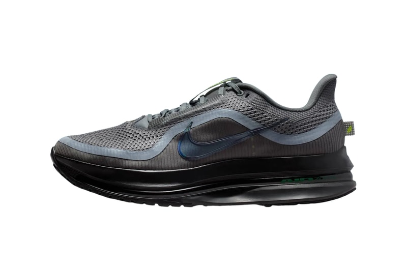 Nike Pegasus Premium “Smoke Grey” HQ2592-012 Release Info "Volt Green" Swoosh ZoomX  ReactX foams Air Zoom unit