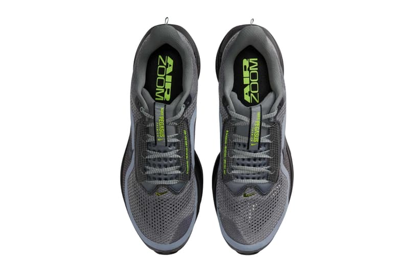 Nike Pegasus Premium “Smoke Grey” HQ2592-012 Release Info "Volt Green" Swoosh ZoomX  ReactX foams Air Zoom unit
